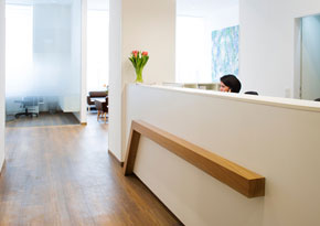 Rezeption, Wunschkind Klinik Wien Dr. Brunbauer